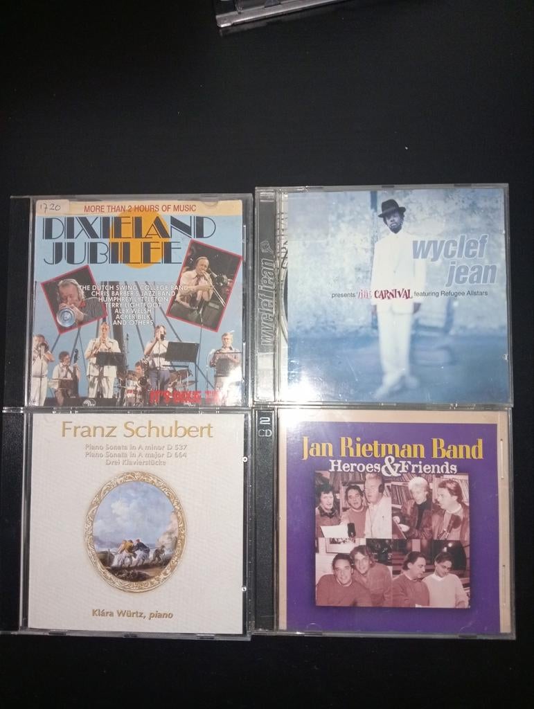 Diverse CD's: Dixieband, Wyclef Jean, Schubert, Jan Rietman, Ophalen of Verzenden, Gebruikt