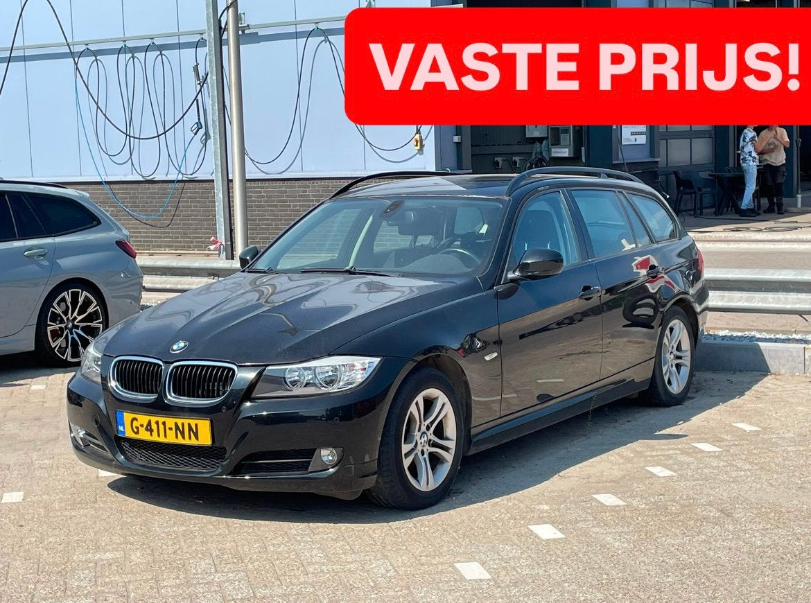 BMW 3-Serie 2.0 318i 145d km 2009 Zwart Onderdelen/Export, Ophalen of Verzenden, Voor, BMW, Bumper
