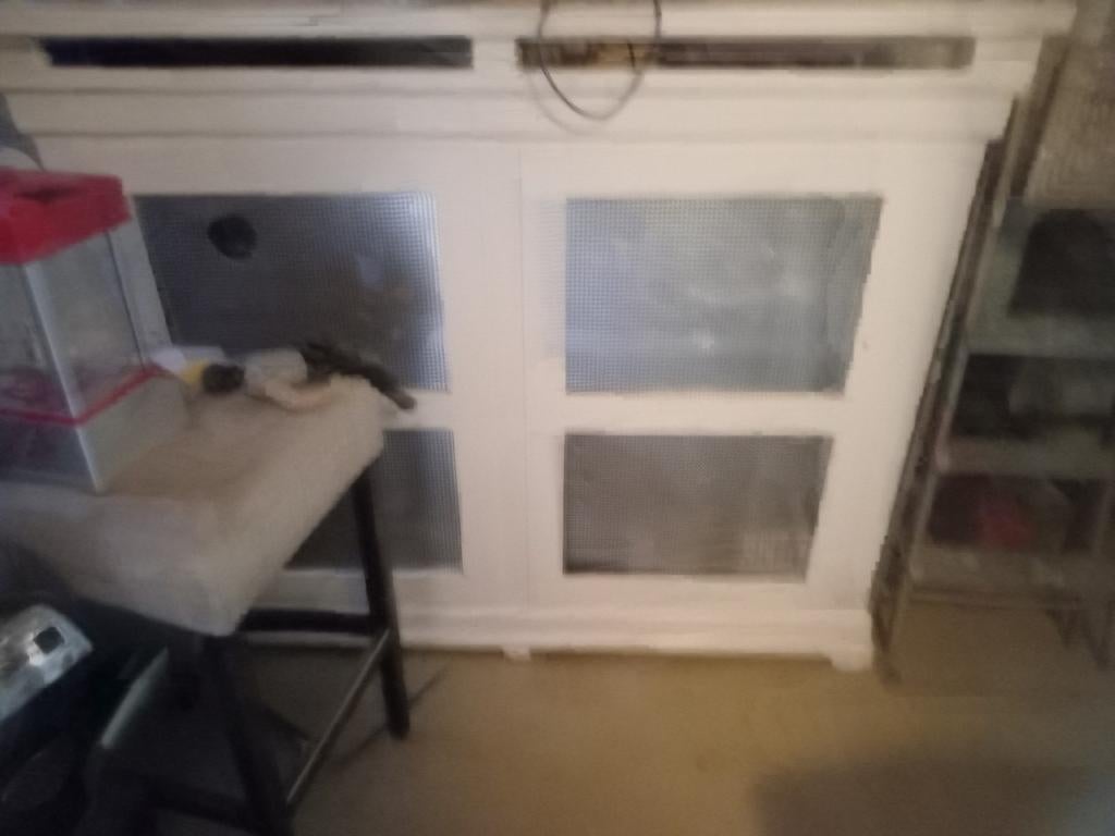 Grote radiator ombouw - Wit, Ophalen, Gebruikt, Overige typen, 150 cm of meer