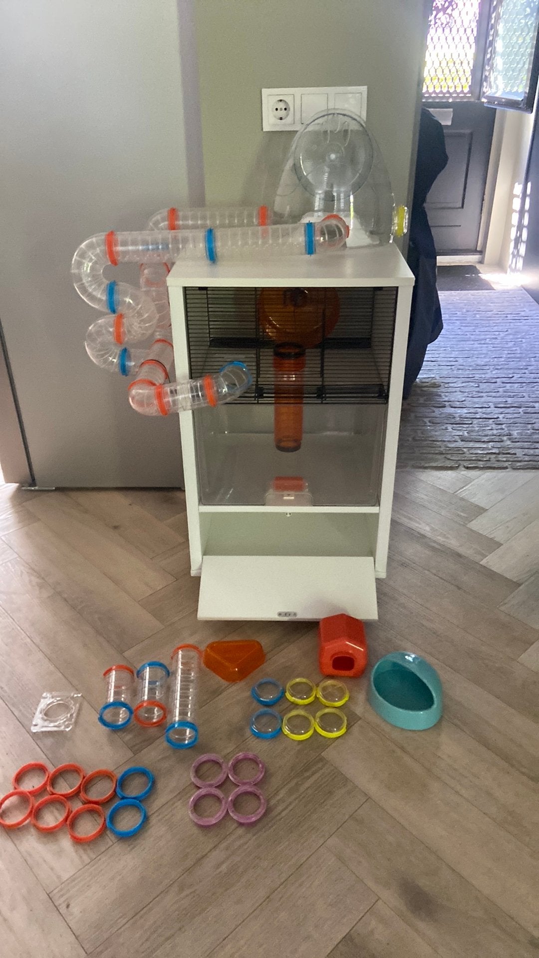 Omlet hamster verblijf, Dieren en Toebehoren, Ophalen, Gebruikt, 60 tot 90 cm, Minder dan 75 cm
