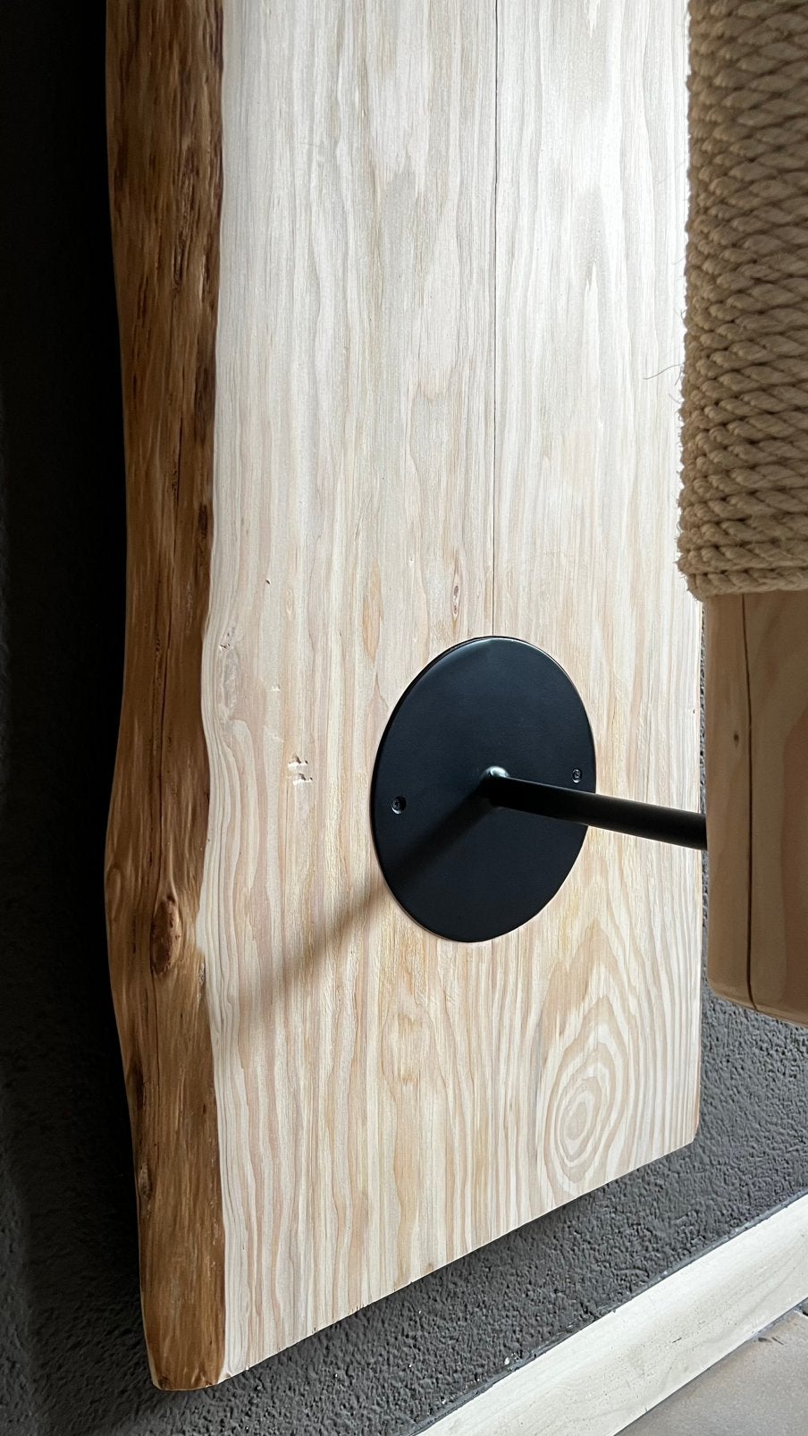 Muur Krabpaal, Massief hout, Maatwerk mogelijk,Op bestelling, Verzenden, Nieuw, Krabpaal