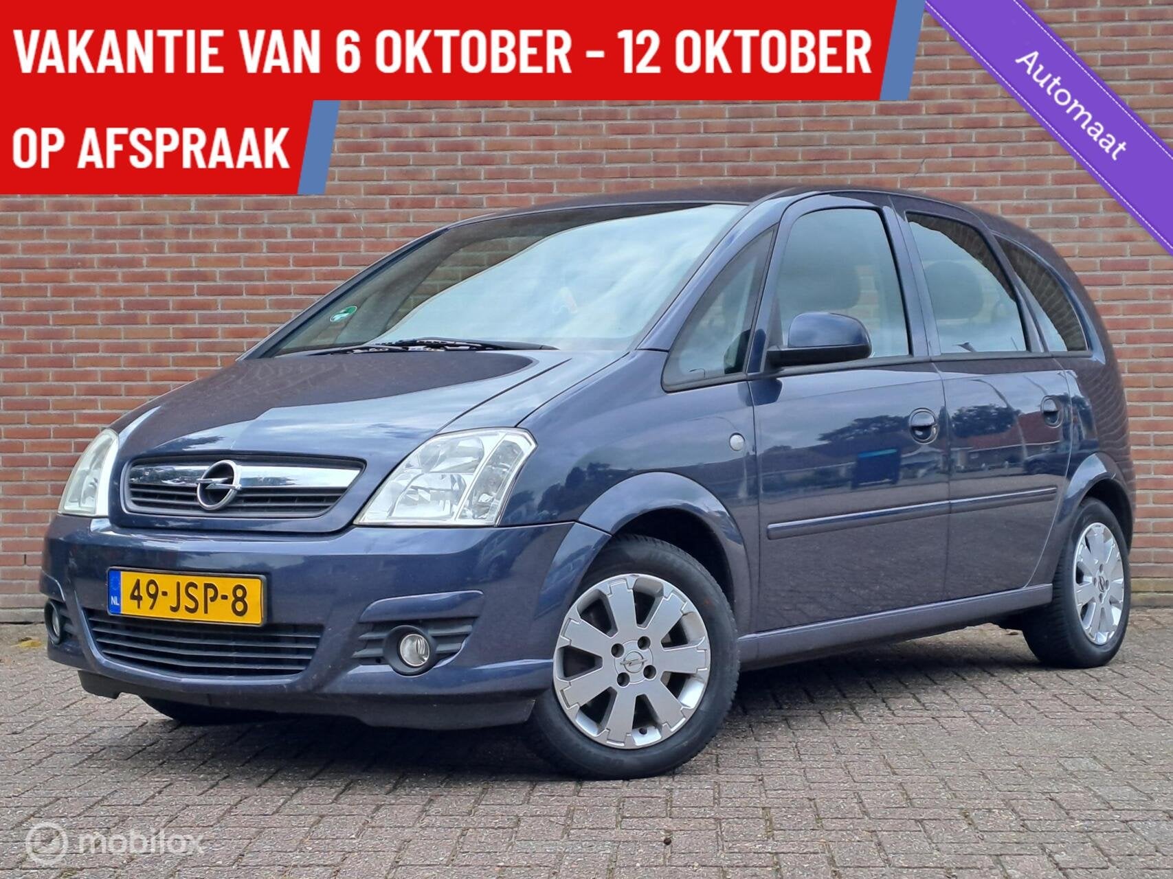Opel Meriva 1.6-16V Temptation/AUTOMAAT!, Auto's, 15 km/l, Gebruikt, 4 cilinders, Origineel Nederlands