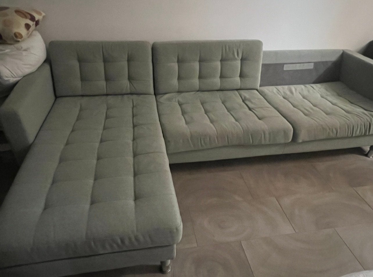 IKEA Landskrona 3-zitsbank - Mist 1 rugleuning, Ophalen, Gebruikt, Driepersoons, 75 tot 100 cm