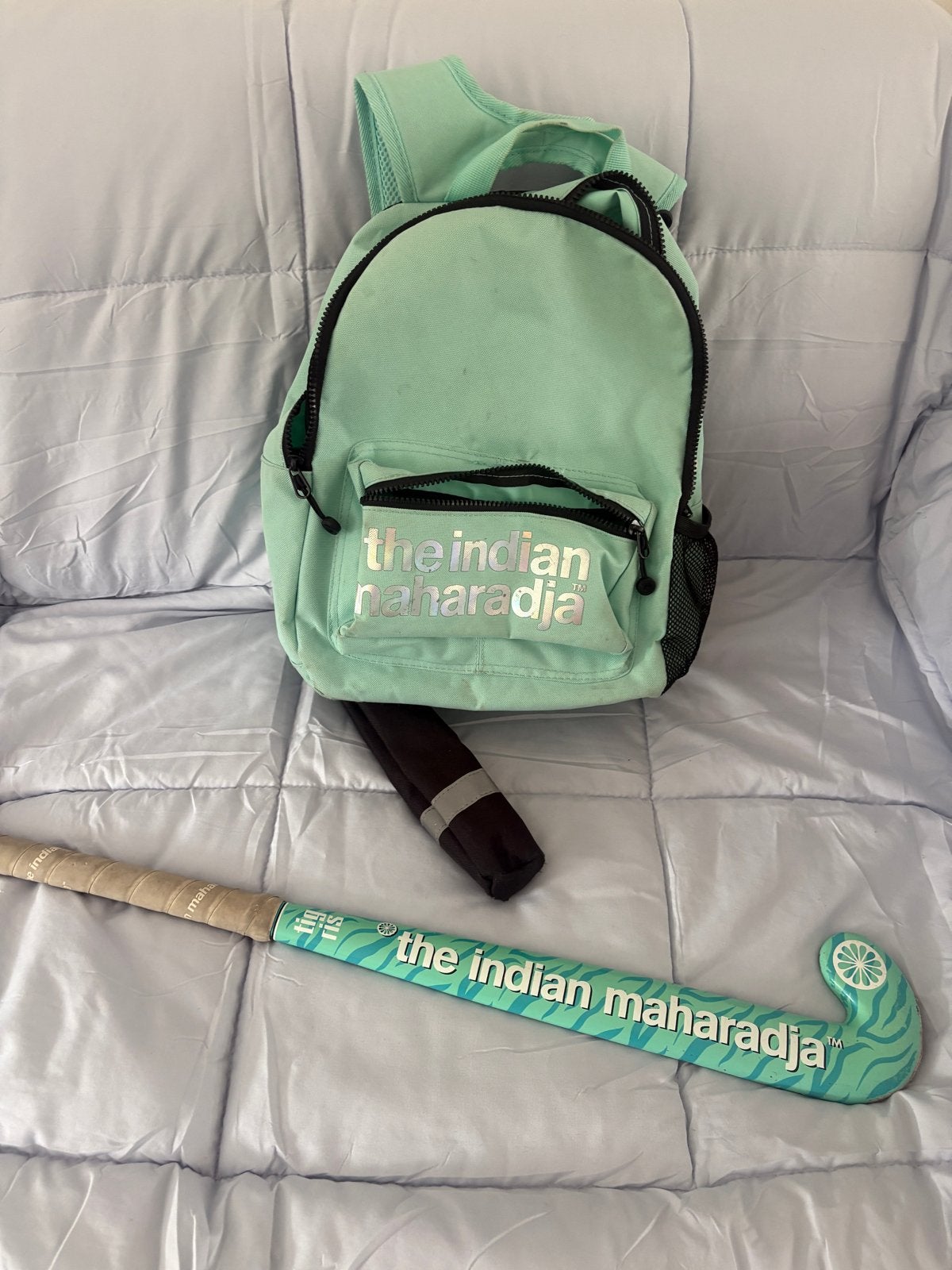 Hockeystick en rugzak 'The Indian Maharadja', Ophalen, Gebruikt, Stick