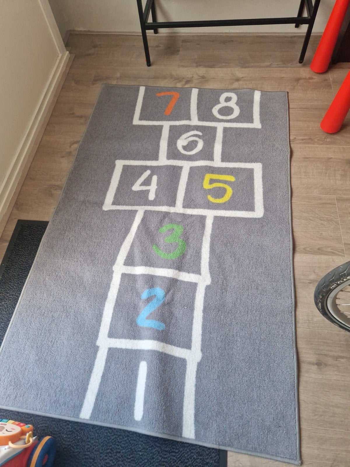 Kindertapijt Hinkelbaan Speelkleed, Ophalen of Verzenden, Gebruikt, Jongen of Meisje