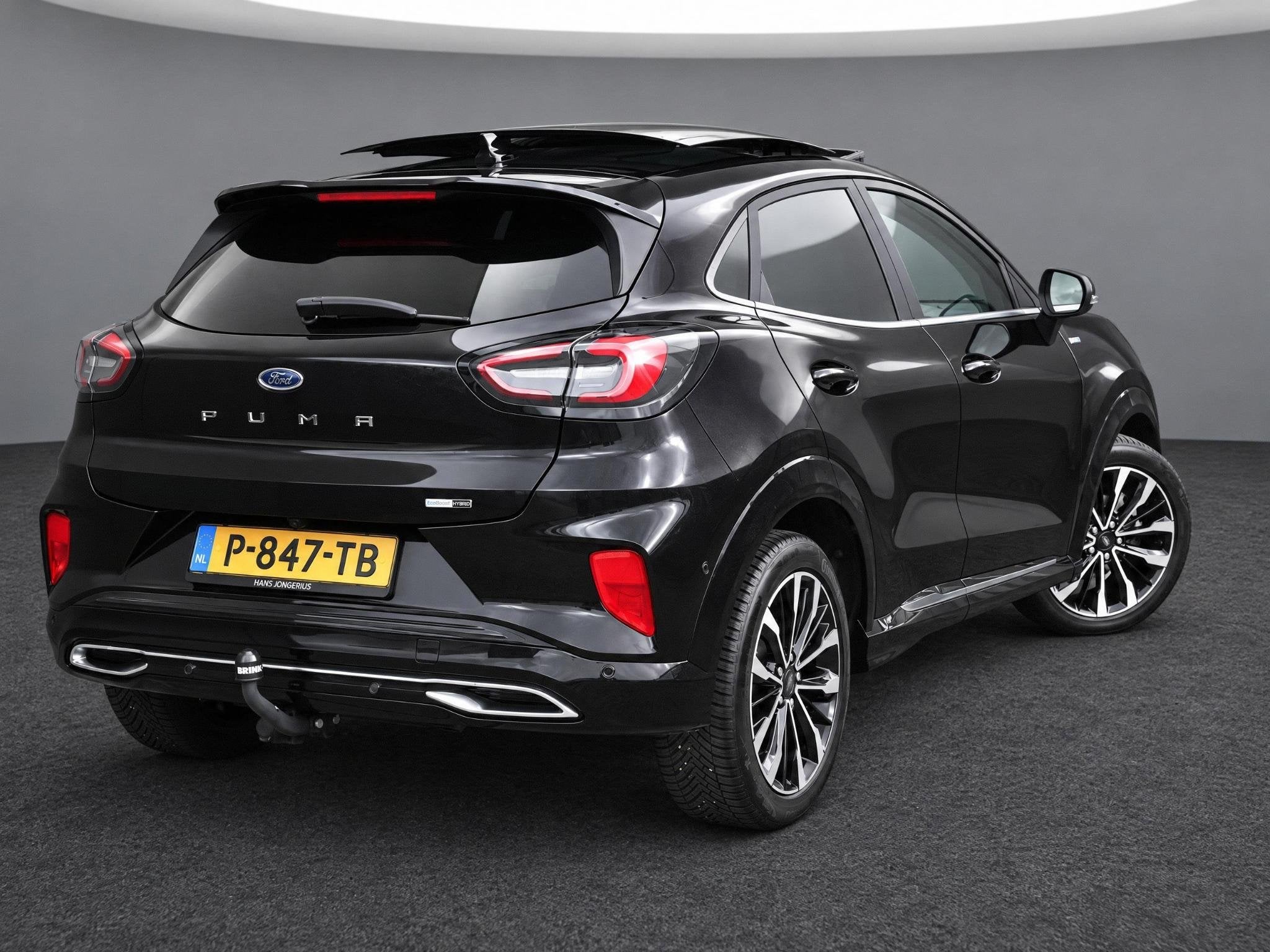 Ford Puma 1.0 EcoBoost Hybrid ST-Line Vignale | TREKHAAK | S, Auto's, Voorwielaandrijving, Dealer onderhouden, Euro 6, Zwart