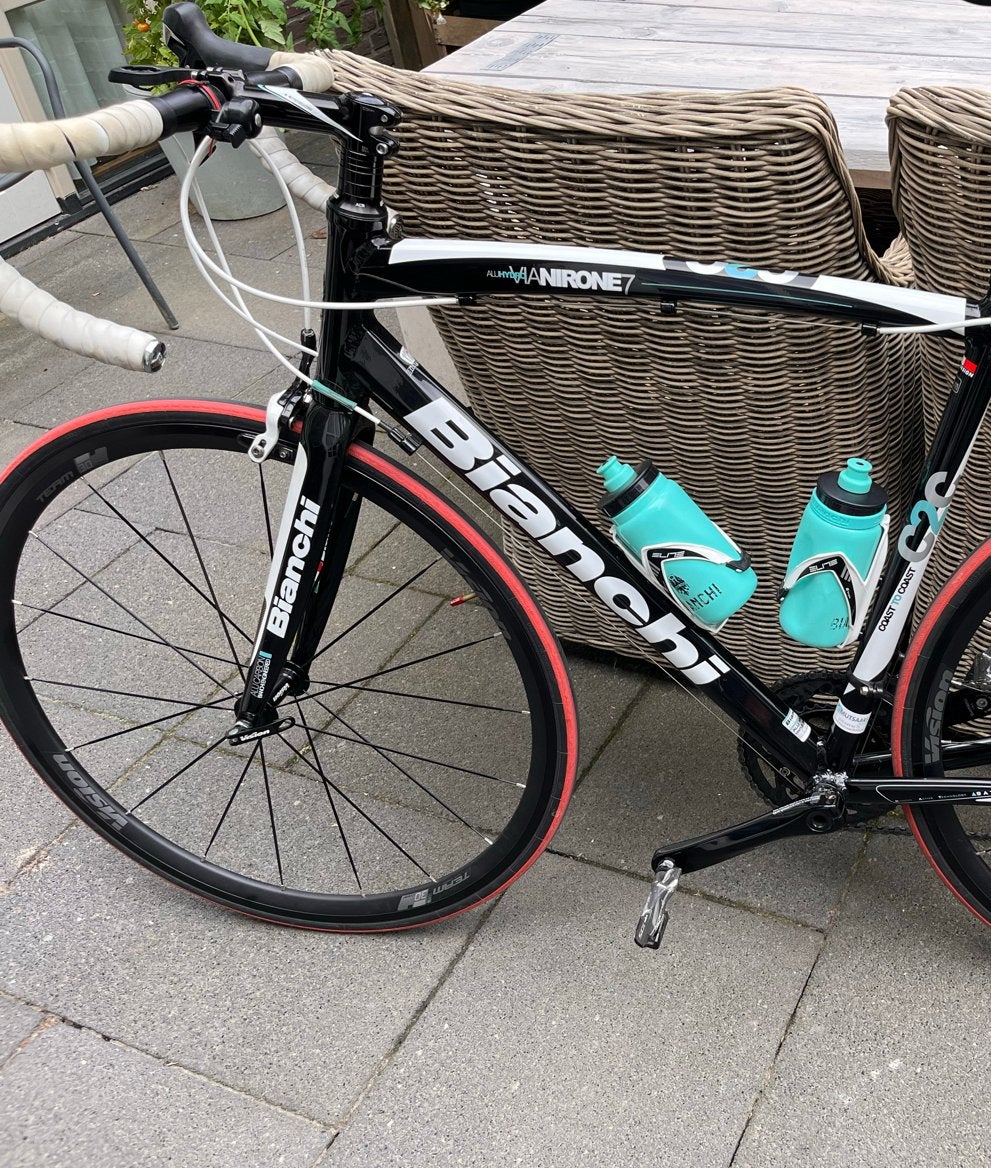 Bianchi racefiets met nieuwe Roval wielset., Gebruikt, Aluminium, 57 tot 61 cm, Meer dan 20 versnellingen