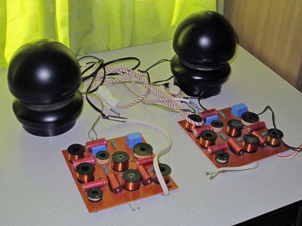 Elac 4-pi supertweeters en scheidingsfilters  FS608 4-pi, Gebruikt, Minder dan 60 watt, Front, Rear of Stereo speakers, Ophalen