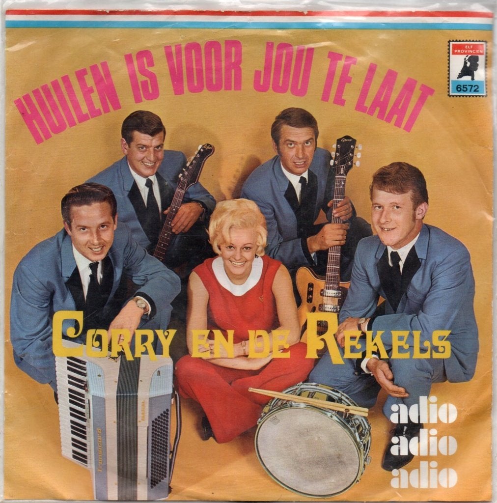 Corry en de Rekels - Huilen is voor jou te laat, Cd's en Dvd's, Vinyl Singles, Gebruikt, 7 inch, Ophalen of Verzenden, Nederlandstalig