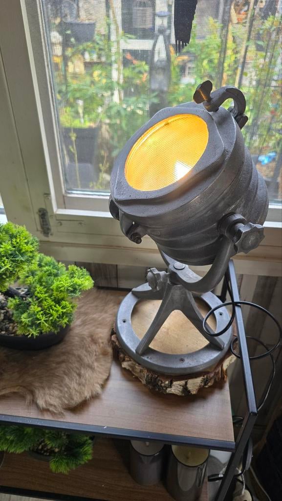 Stoere PTMD lamp verstelbaar in nieuwstaat, Huis en Inrichting, Lampen | Tafellampen, Ophalen of Verzenden, Zo goed als nieuw