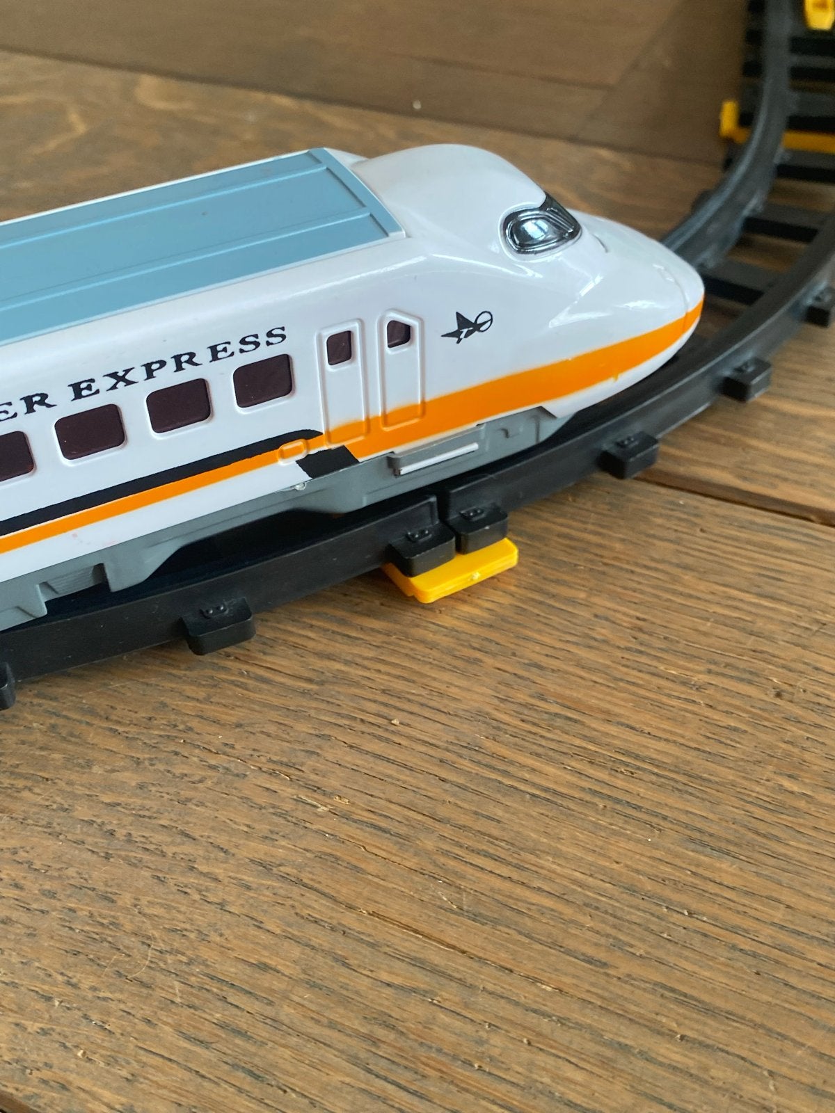 Super Express Treinset met Rails en Brug, Gelijkstroom, Analoog, Ophalen, Overige merken
