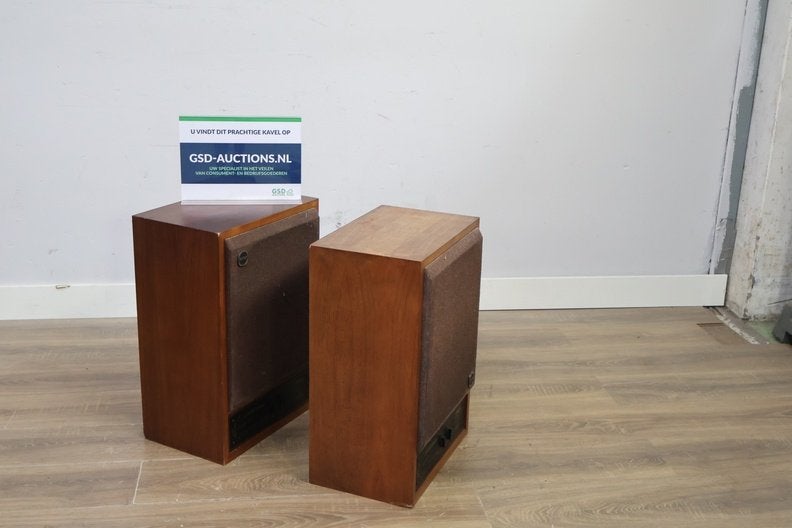 Set vintage houten luidsprekers - Tannoy, Ophalen of Verzenden, Niet ingevuld, Niet ingevuld, Niet ingevuld