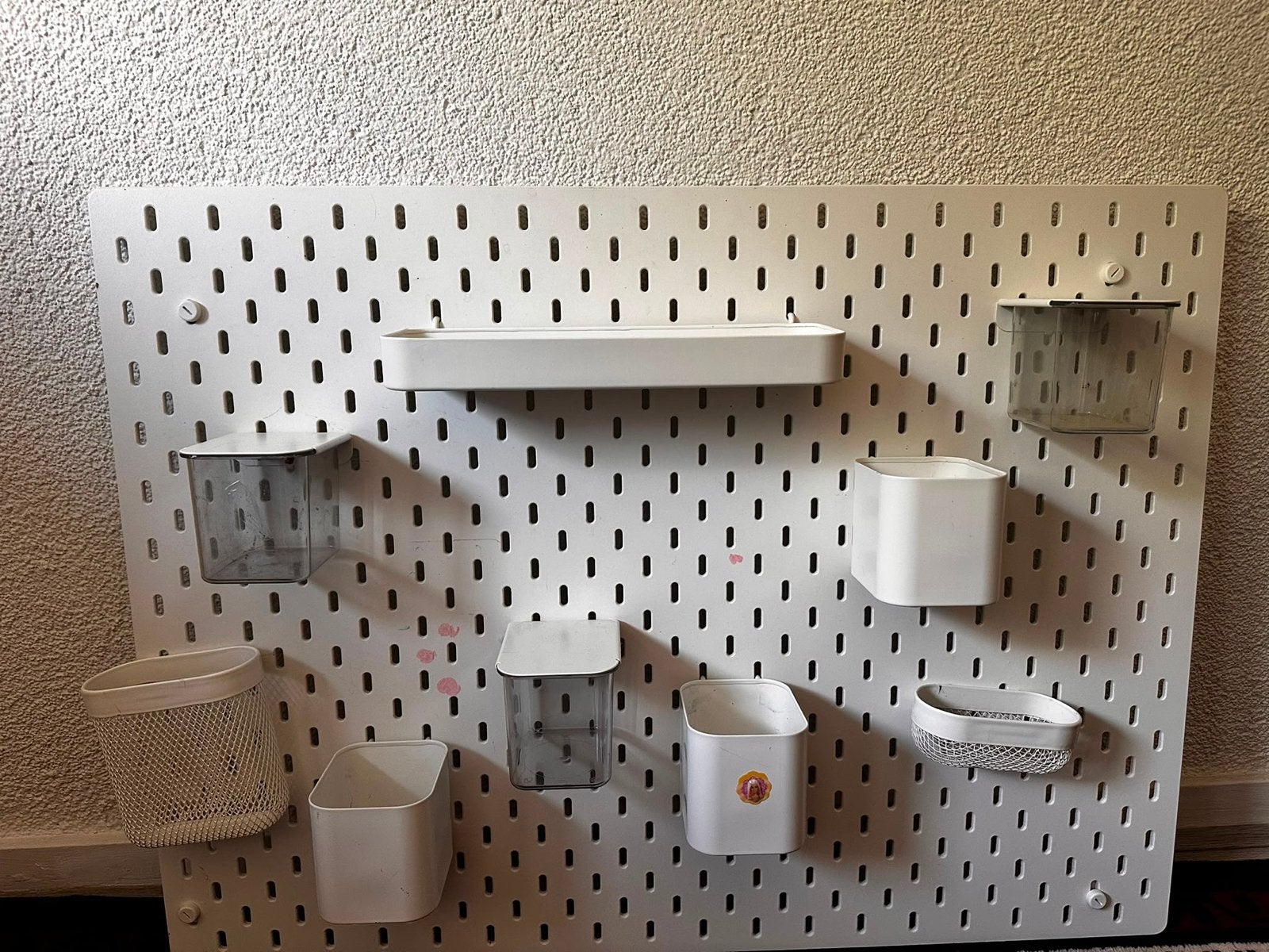 IKEA Skadis pegboard met accessoires, Ophalen, Gebruikt, Kunststof, Modern