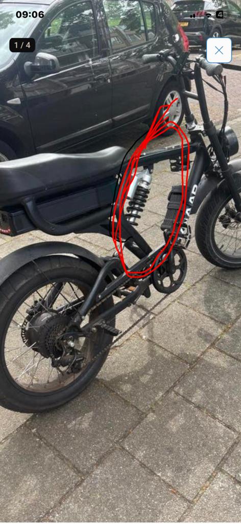 Zoek knaap rtd schokdemper, Ophalen of Verzenden, Zo goed als nieuw
