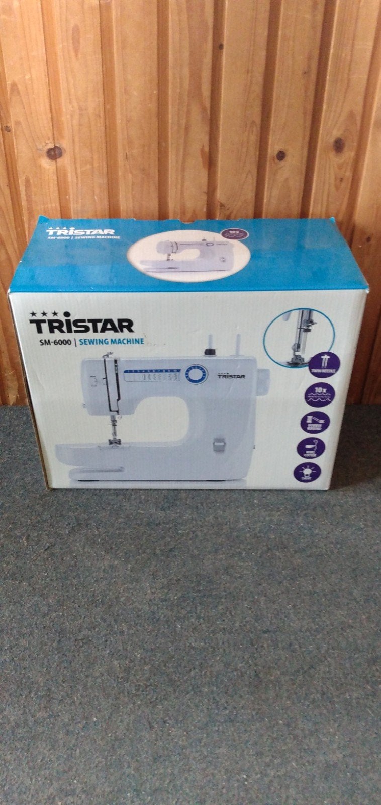 Tristar sm-6000 naaimachine, Ophalen, Zo goed als nieuw, Naaimachine, Overige merken