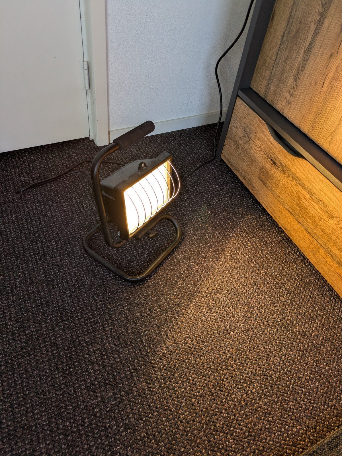 Bouwlamp halogeen 500w, Ophalen of Verzenden, 500 watt of meer, Lamp