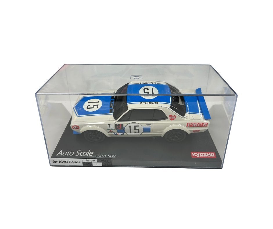 Kyosho Mini-Z Skyline 2000GT-R KPCG10 Racing'72 Blue No.15