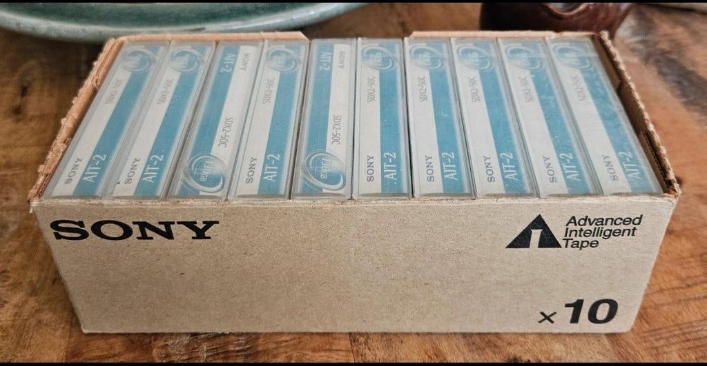 Sony AIT-2 SDX2-50C datatapes (10 stuks) - 50GB/130GB, 50GB Native / 130GB Compressed, Intern, Server, HDD