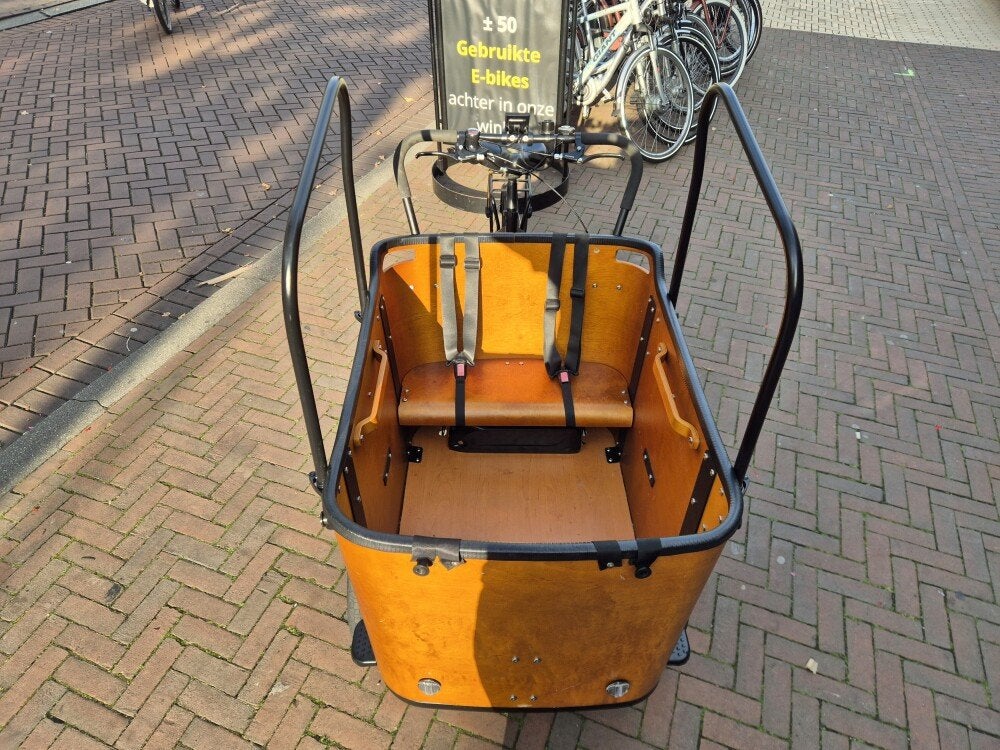 Vogue Superior Deluxe E-bakfiets NIEUWE ACCU 1042km! 6 mnd g, Fietsen en Brommers, Niet ingevuld, Zo goed als nieuw, Niet ingevuld
