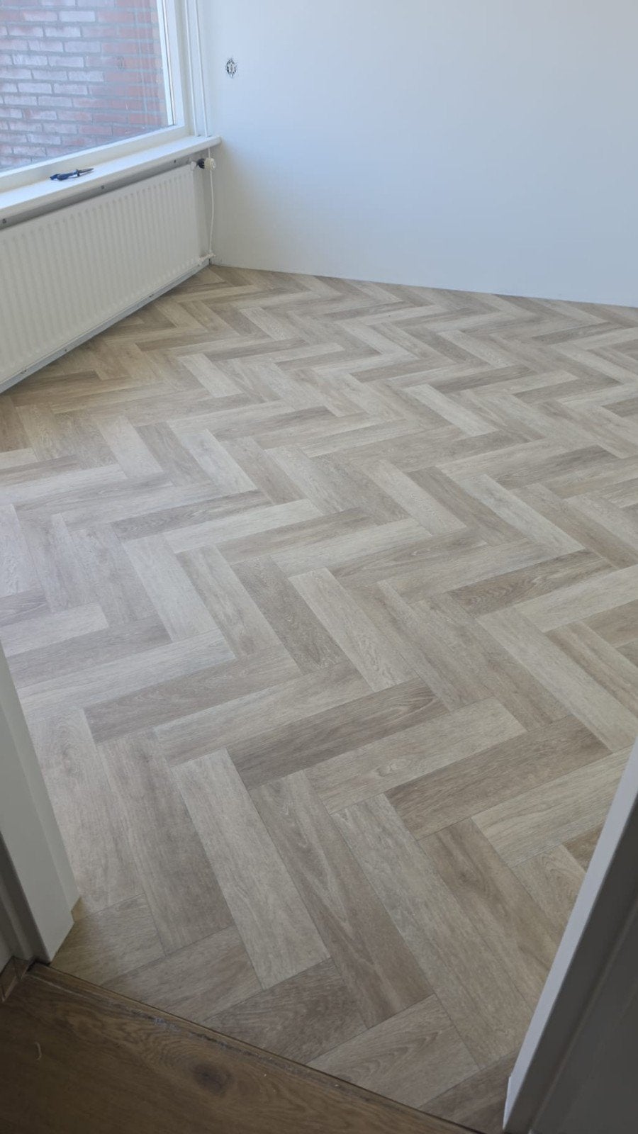 Nieuw Ambiant Patagonia 5931 beige vinyl visgraat 3,95x4m, Ophalen