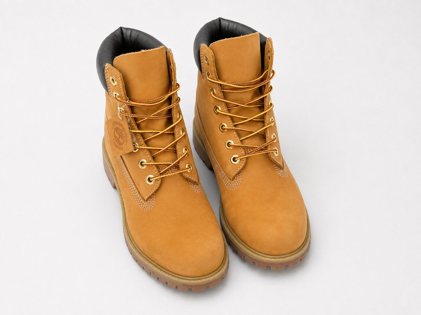 Timberland Premium 6-inch Boots - Zo goed als nieuw, Verzenden, Zo goed als nieuw, Bruin, Boots