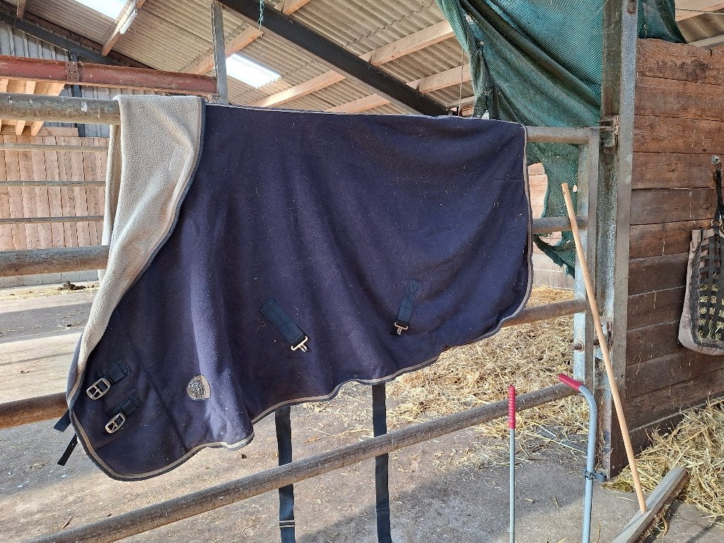 Fleece deken paard, Full (L), Gebruikt, Zweetdeken, Blauw