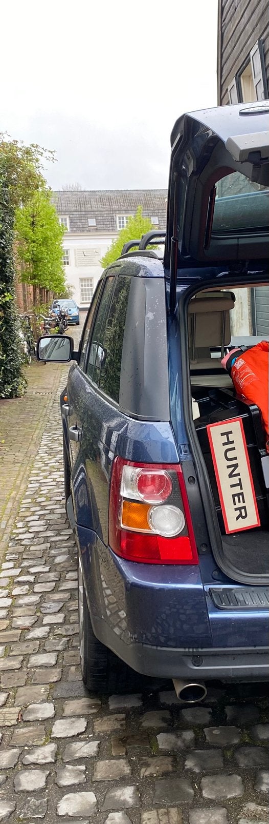Hunter boots UK laarzenkist Range Rover Land Rover opbergbox, Engeland, Hunter Boots, E-mail: support@service.hunterboots.com