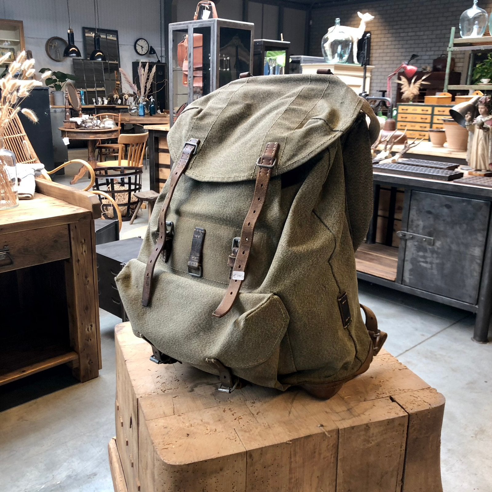 Swiss army rugzak, militaire tas, vintage rugzak, militair, Ophalen, Landmacht, Amerika, Overige typen