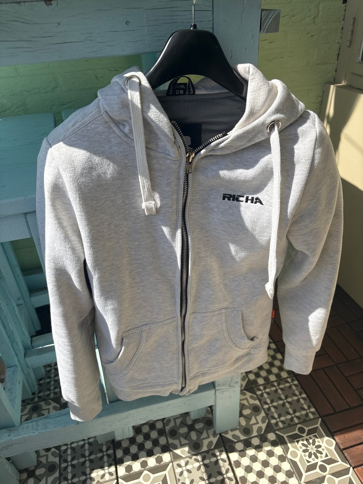 Richa Titan Dames Motorhoodie Maat M met D3O Bescherming, Motoren, Ophalen of Verzenden, Tweedehands, Dames, Jas | textiel