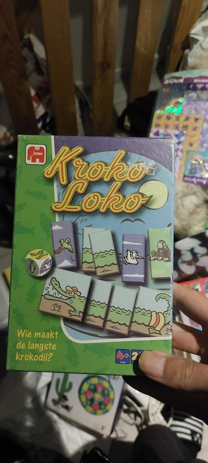 Kroko Loko bordspel - Wie maakt de langste krokodil?, Hobby en Vrije tijd, Een of twee spelers, Ophalen of Verzenden, Gebruikt