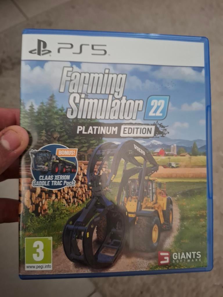 Farming simulator 22 platinum edition, Spelcomputers en Games, Games | Sony PlayStation 5, Ophalen, Zo goed als nieuw