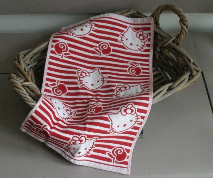 Klein katoenen handdoekje van Hello Kitty - nieuw, Ophalen of Verzenden, Nieuw
