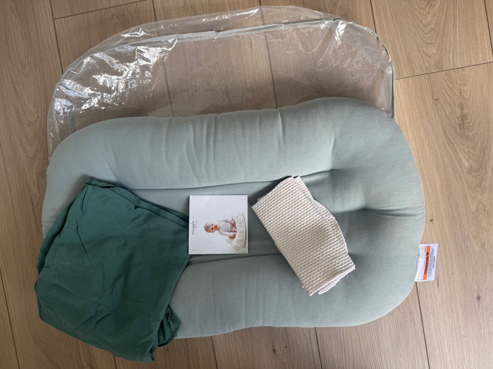 Snuggleme Lounger baby nestje, Kinderen en Baby's, Buggy's, Ophalen, Zo goed als nieuw