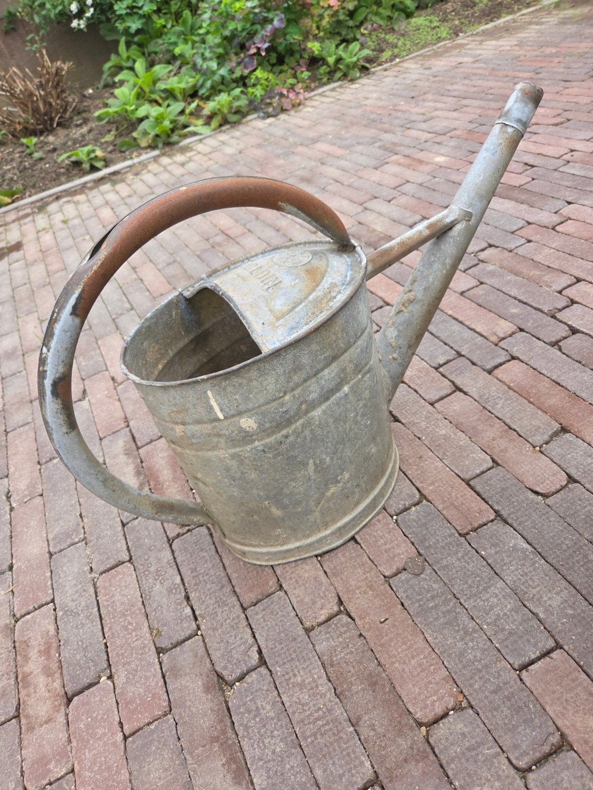 Oude zinken gieter 10 liter - Decoratief, Ophalen
