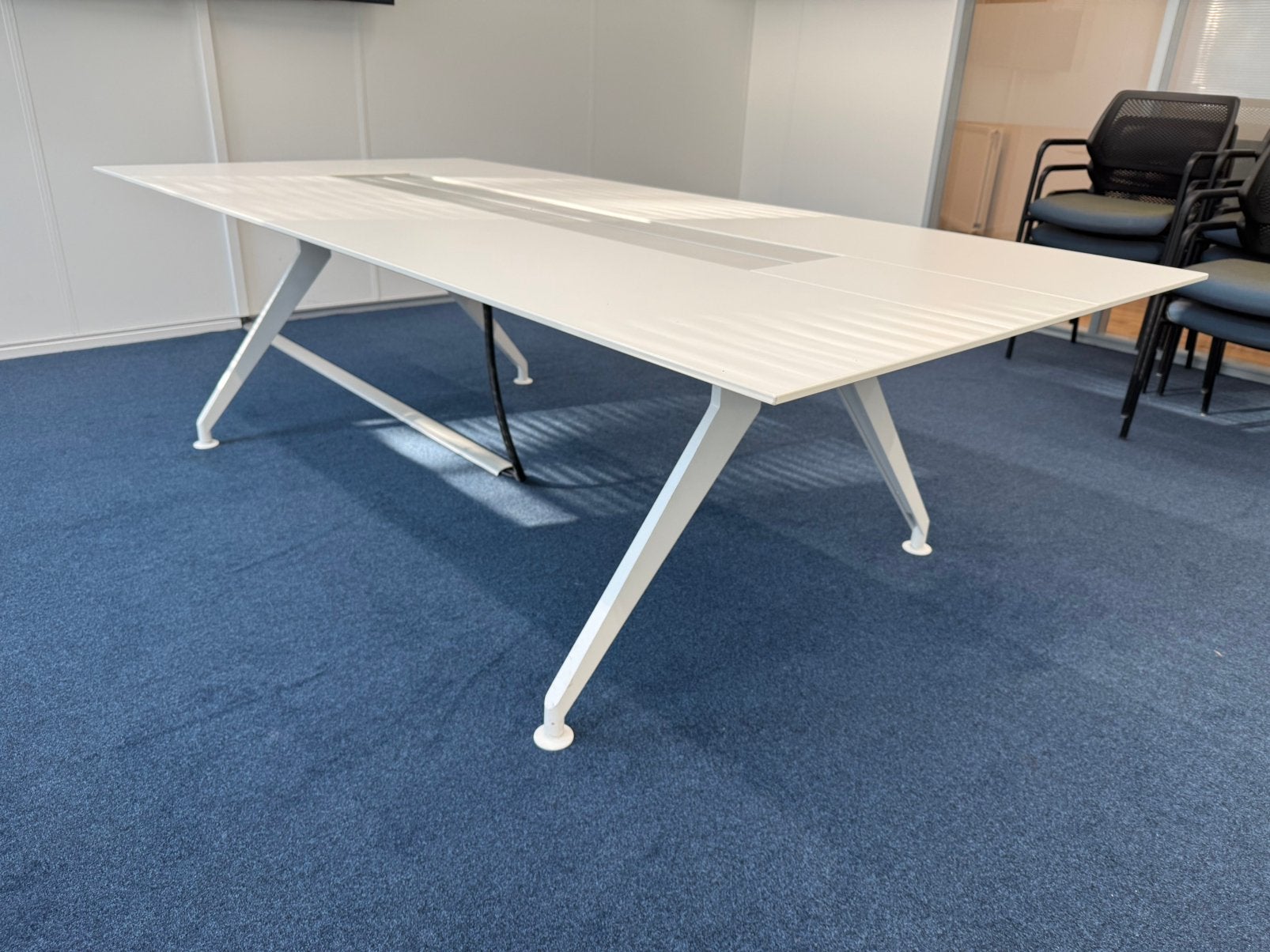 Steelcase OCS vergadertafel 250cm., Ophalen, Steelcase, Zo goed als nieuw, Steelcase