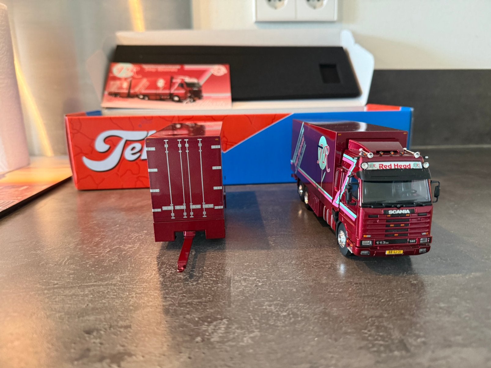 Tekno - Scania Jaap Rietveld, Hobby en Vrije tijd, Ophalen of Verzenden, Nieuw, Bus of Vrachtwagen, Tekno