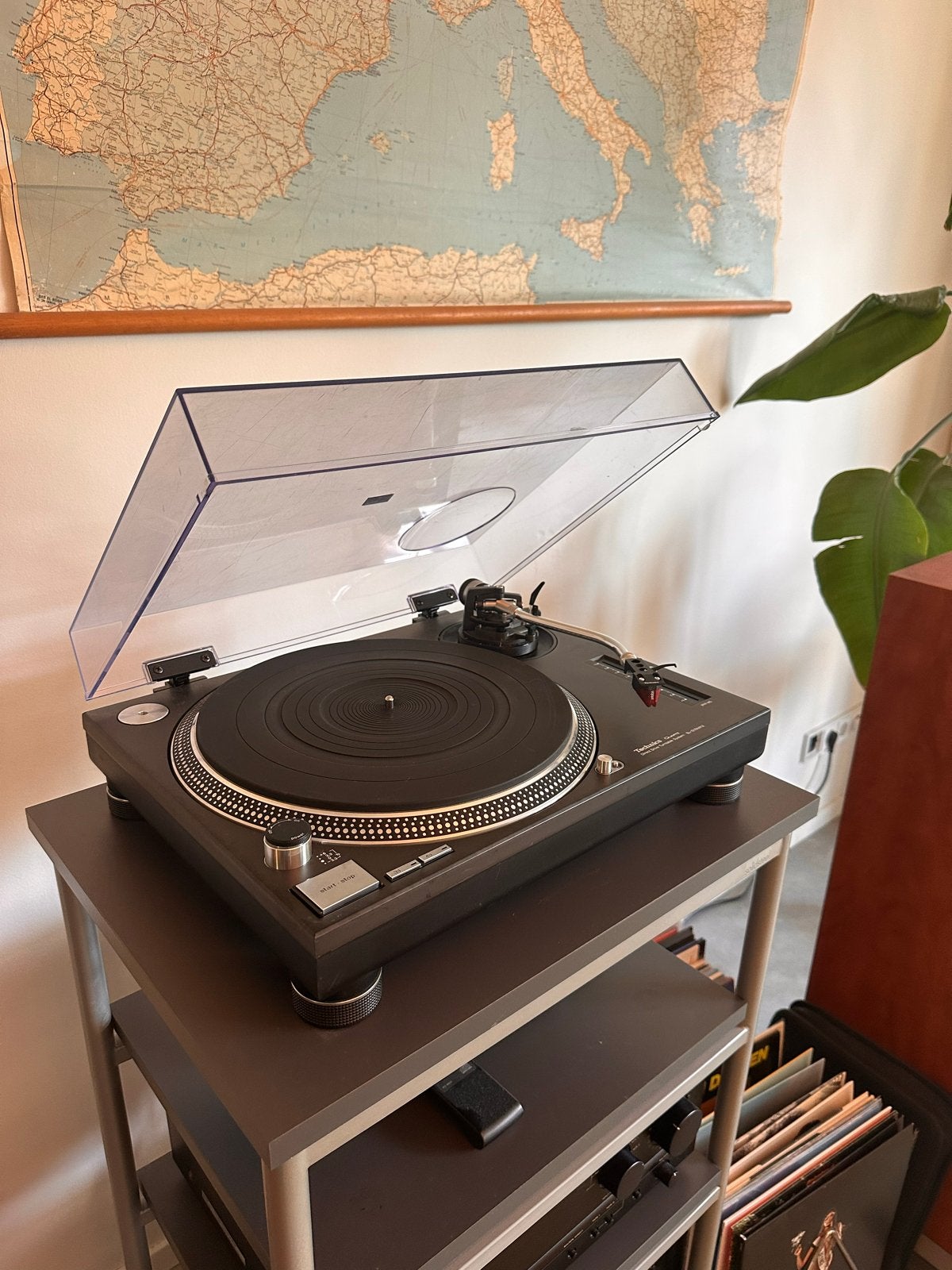 Technics SL-1210MK2 Platenspeler met Ortofon element, Gebruikt, Pitch-regelaar, Ophalen of Verzenden, Platenspeler