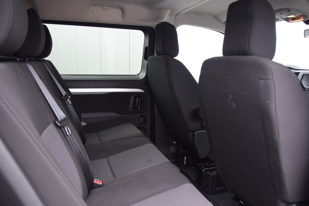 Peugeot Expert 2.0 BlueHDI 180 S&S DC 2x Schuifdeur Navi/Cam, Stof, Gebruikt, 4 cilinders, Zwart