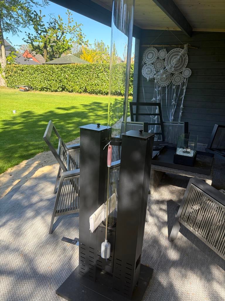 Pelletbrander Terrasverwarmer - Sfeervol en Efficiënt, Tuin en Terras, Terrasverwarmers, Ophalen of Verzenden, Nieuw, Vloer