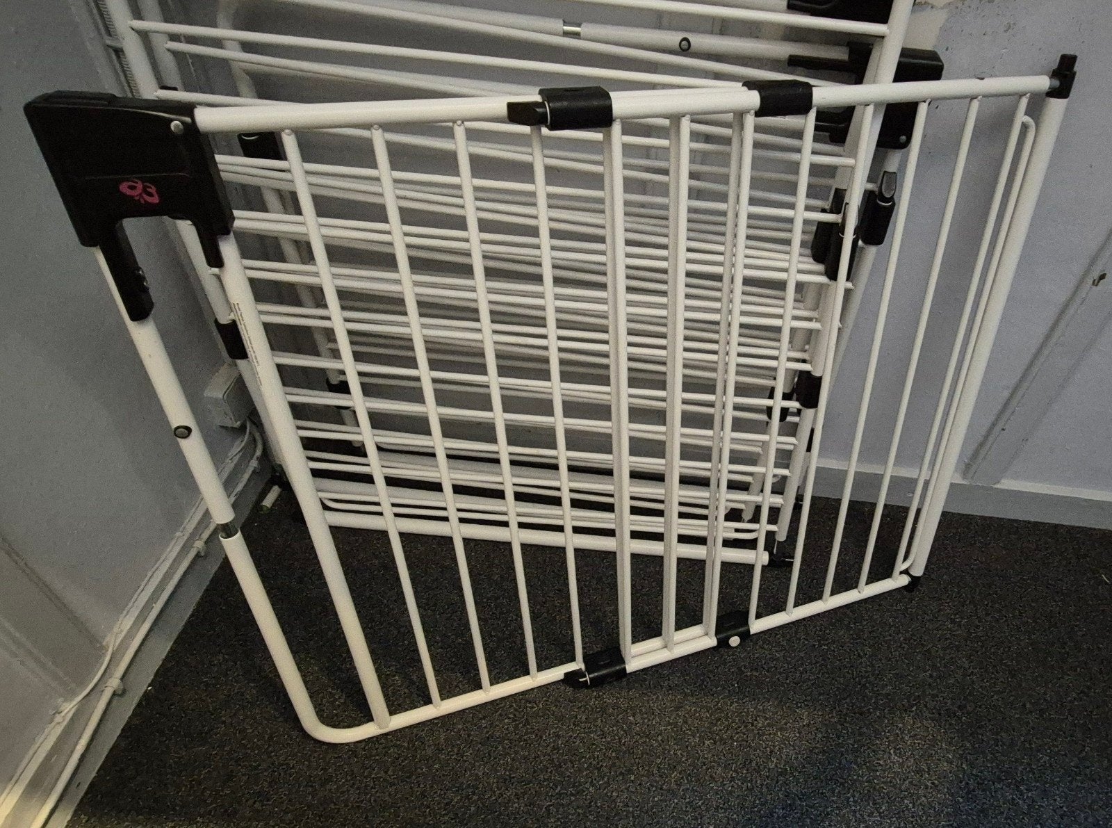 5x A3 SafetyDoor - veiligheidshek - traphek, Ophalen, Gebruikt, Metaal of IJzer, 115 cm of meer