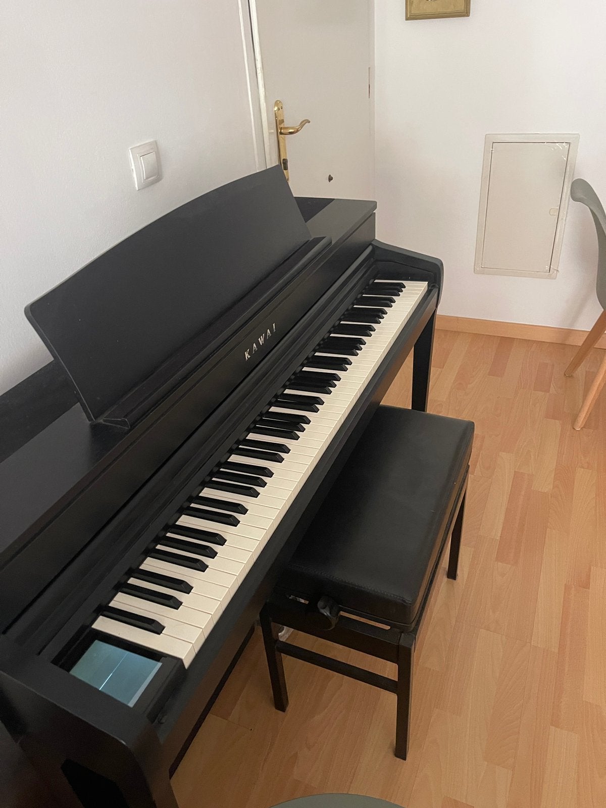 Kawai ca 79 piano hybride, Ophalen, Zo goed als nieuw, Zwart