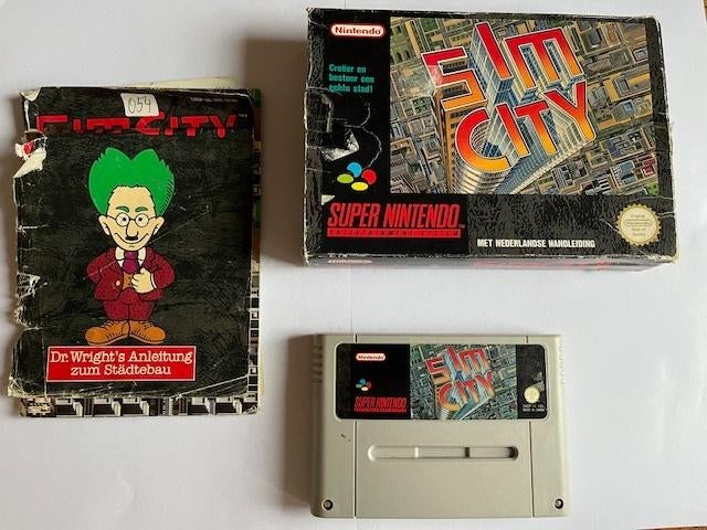 Sim City, Spelcomputers en Games, Games | Nintendo Super NES, Gebruikt, 1 speler, Ophalen of Verzenden, Vanaf 7 jaar