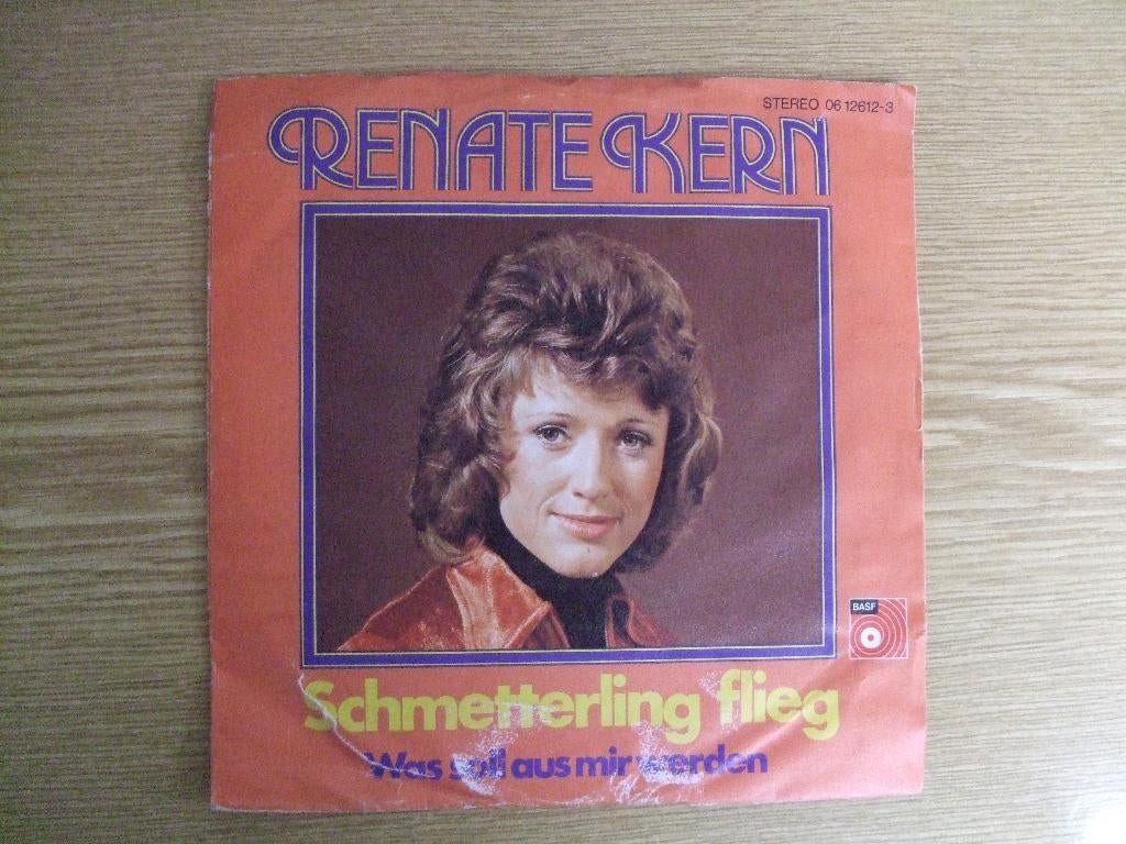 RENATE KERN    SCHMETTERLING FLIEG / WAS SOLL AUS MIR WERDEN, 7 inch, Single, Ophalen of Verzenden, Pop