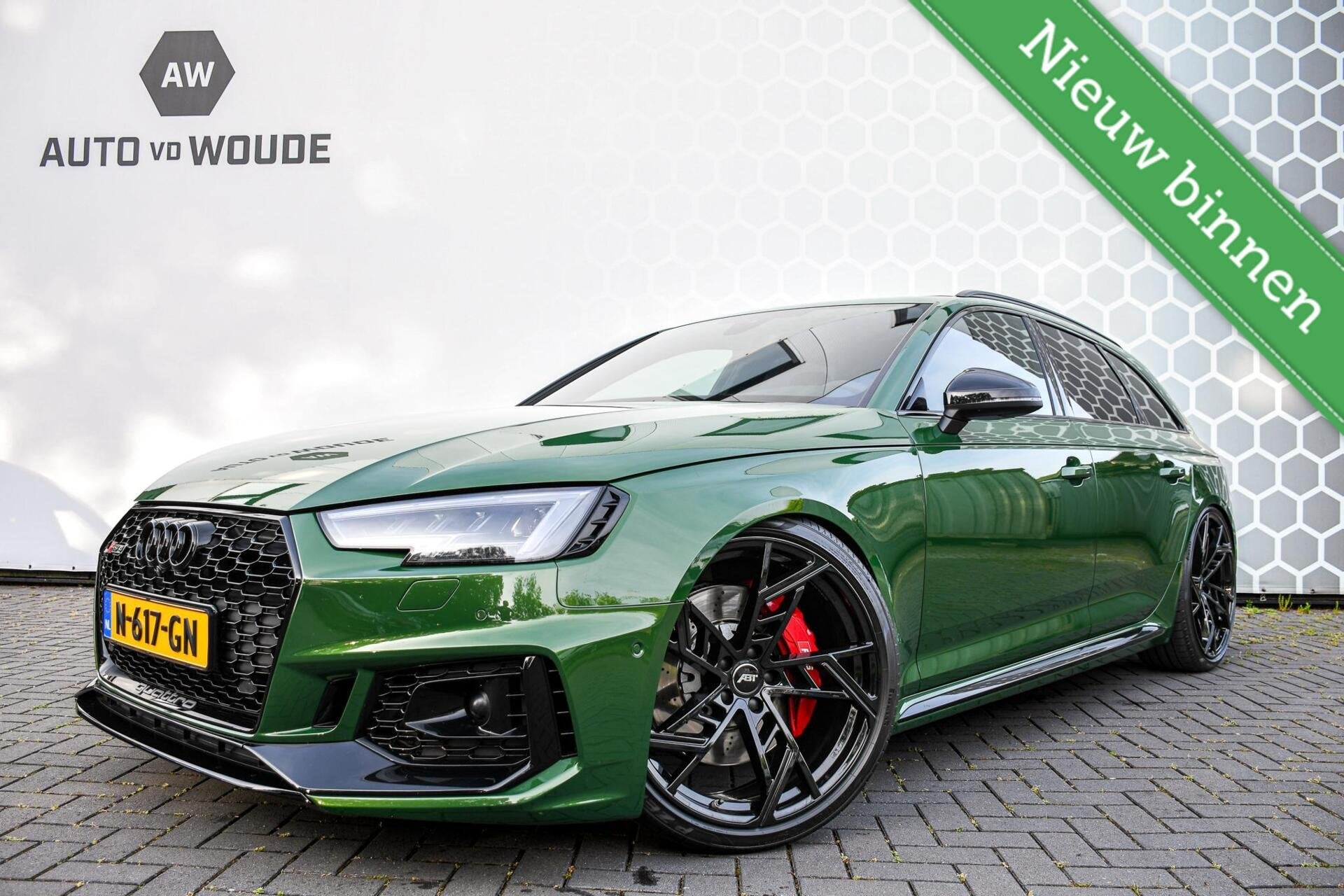 Audi RS 4 Avant 2.9 TFSI RS4 quattro KW V3 schroefset ABT, Auto's, Audi, Automaat, Gebruikt, Vierwielaandrijving, 102 €/maand