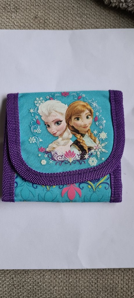 Frozen portemonnee elza anna disney, Ophalen, Overige figuren, Zo goed als nieuw, Beeldje of Figuurtje