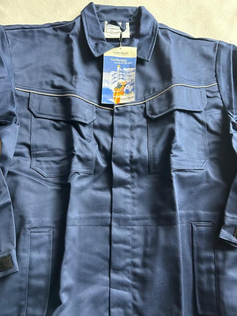 Nieuwe Hydrowear Werkjas Heren Maat 54 met Prijskaartje, Kleding | Heren, Jassen | Winter, Maat 52/54 (L), Blauw, Nieuw, Ophalen of Verzenden