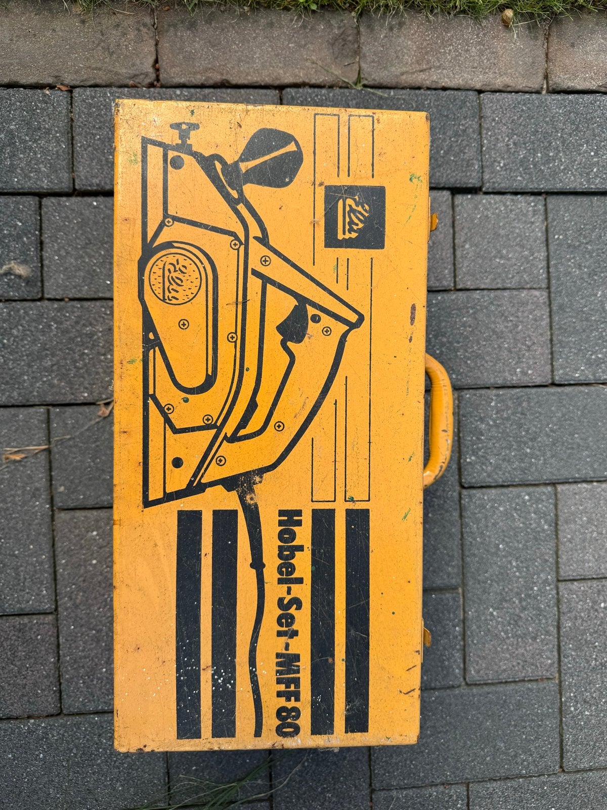 Elu Hobel-Set MFF 80 in originele koffer, Ophalen, Gebruikt, Elektrisch