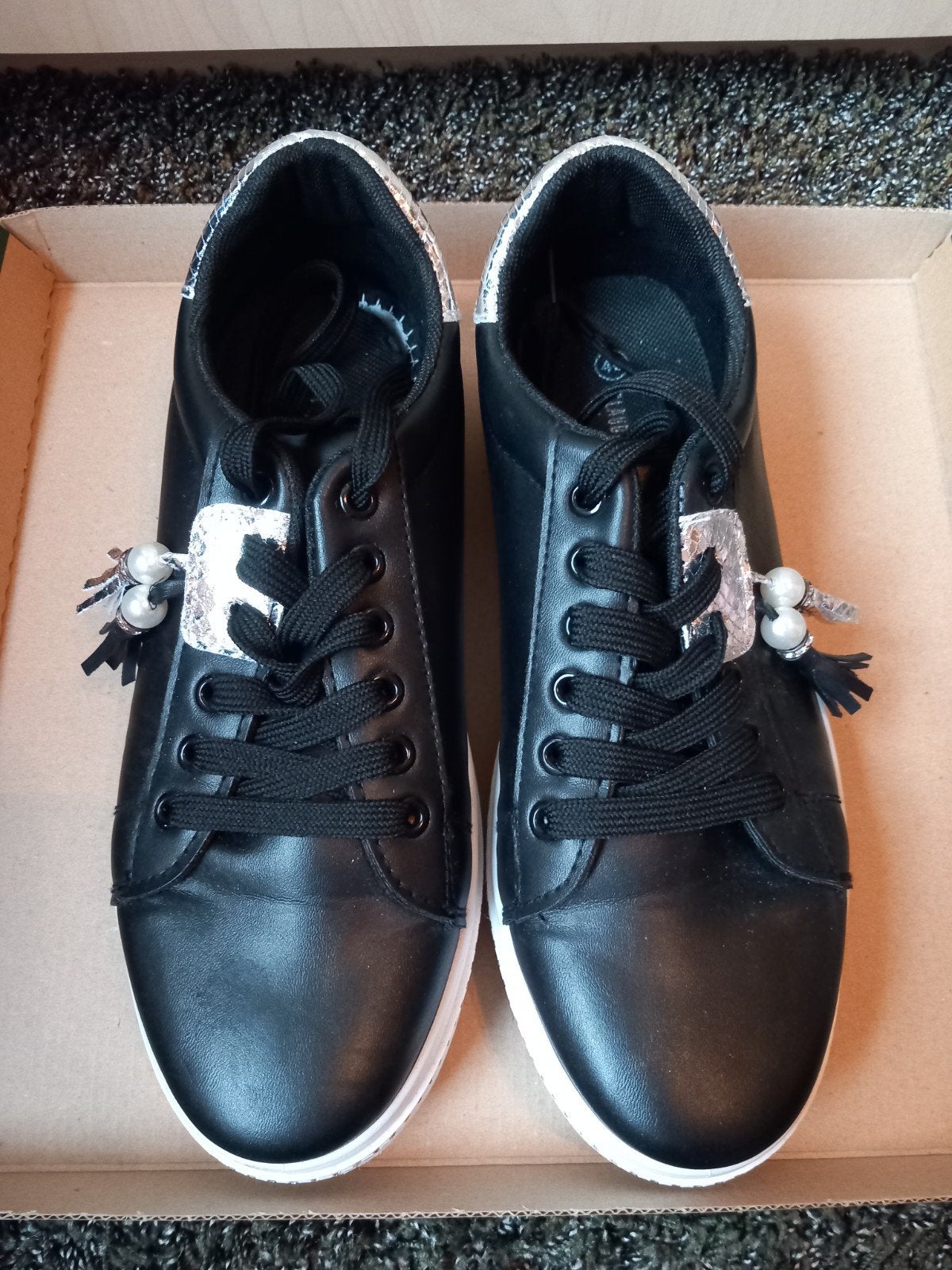 Zwarte dames sneakers, Kleding | Dames, Claudia Ghizzani, Zwart, Ophalen of Verzenden, Sneakers of Gympen
