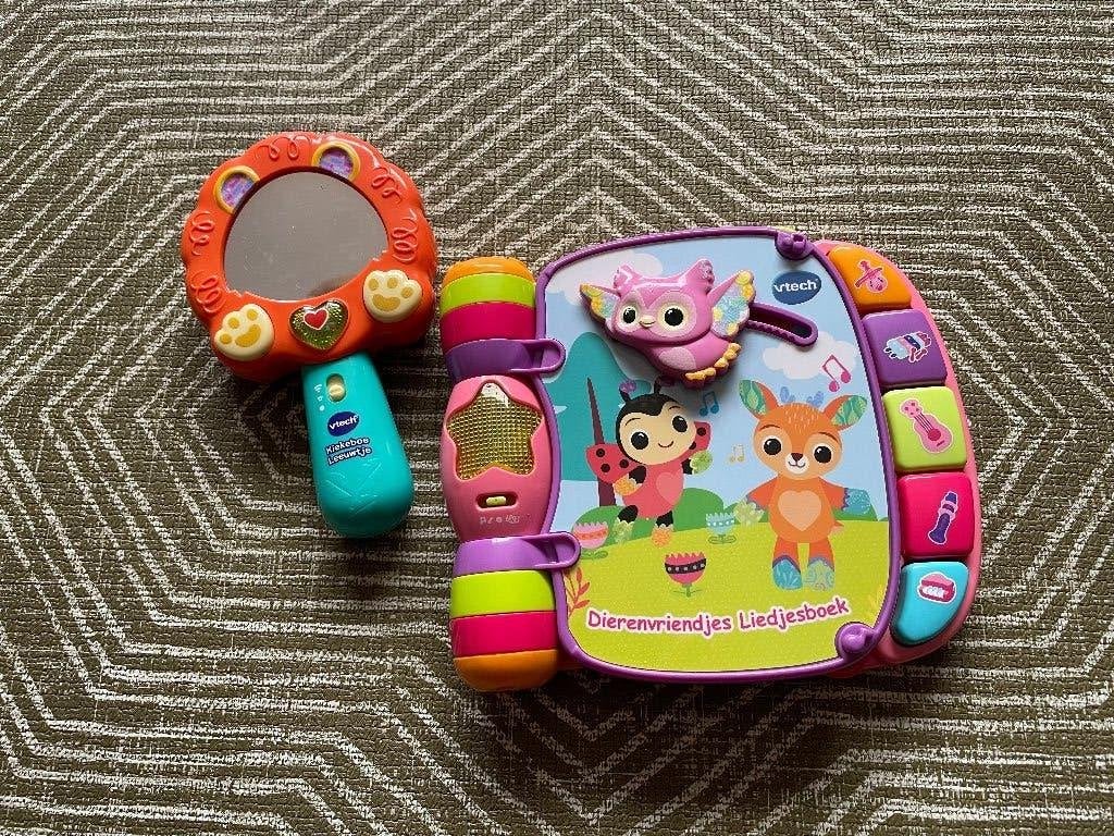 vtech Kiekeboe Leeuwtje en Dierenvriendjes Liedjesboek, Ophalen of Verzenden, Zo goed als nieuw, 6 maanden tot 2 jaar