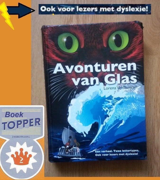 Avonturen van Glas - Lorena veldhuijzen (ook voor dyslexie), Ophalen of Verzenden, Zo goed als nieuw, Lorena veldhuijzen